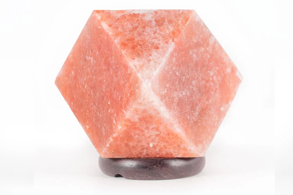 Himalayan Salt Lamp Diamond Shaped
