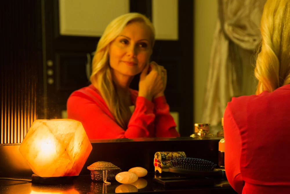 Himalayan Salt Lamp Diamond Shaped