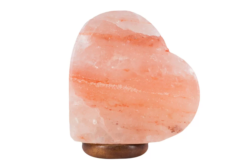Himalayan Salt Lamp Heart Shaped