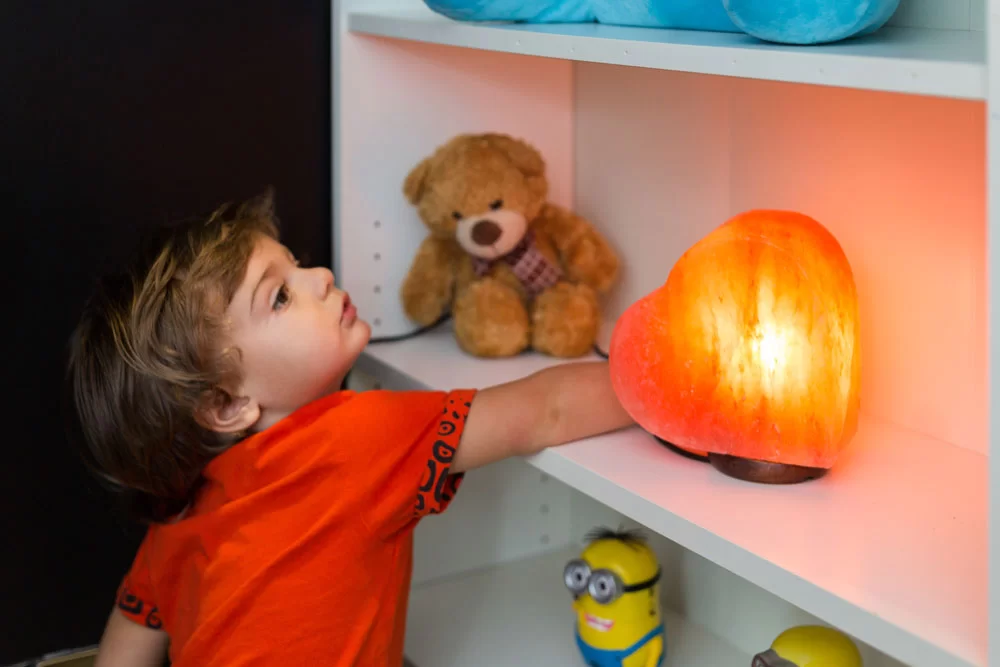Himalayan Salt Lamp Heart Shaped