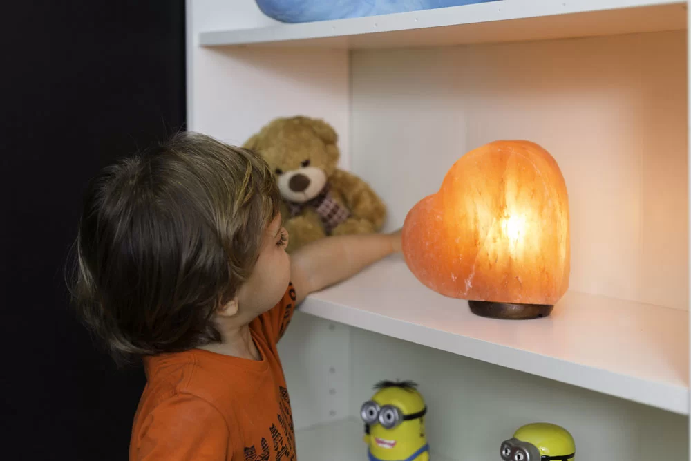 Himalayan Salt Lamp Heart Shaped