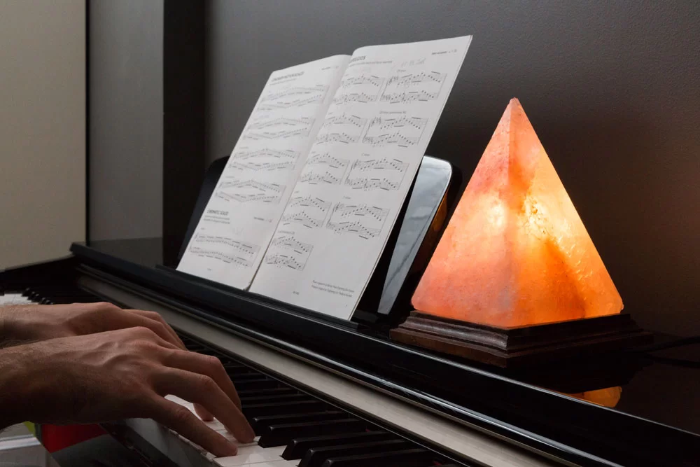 Himalayan Salt Lamp Pyramid Shaped