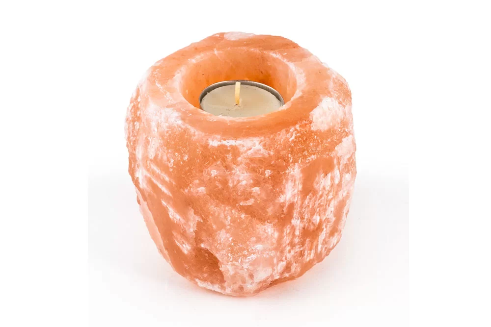 Himalayan Salt Natural Shaped Candle Holder