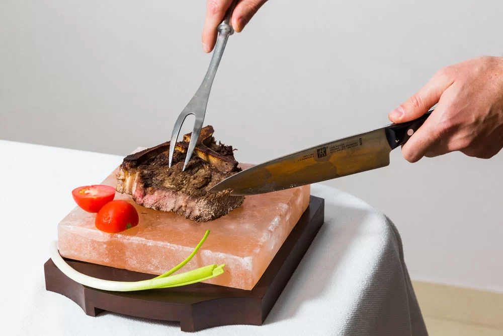 Himalayan Salt Plate Square (20cm x 20cm x 4cm)