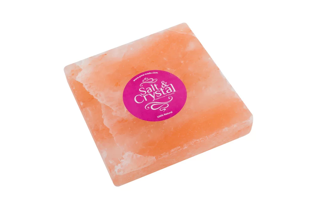 Himalayan Salt Plate Square (20cm x 20cm x 4cm)