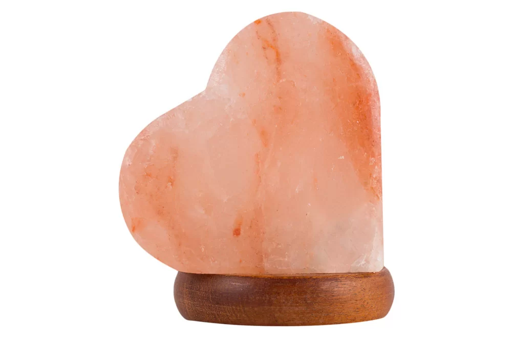 Himalayan Salt USB Lamp Heart Shaped