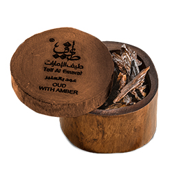 Indian Oud with Amber ( 12 G ) Agarwood