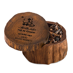 Indian Oud with Amber ( 36 G ) Agarwood