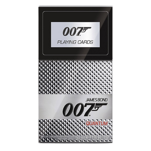 James Bond Quantum M EDT 50 ml+Playing Cards