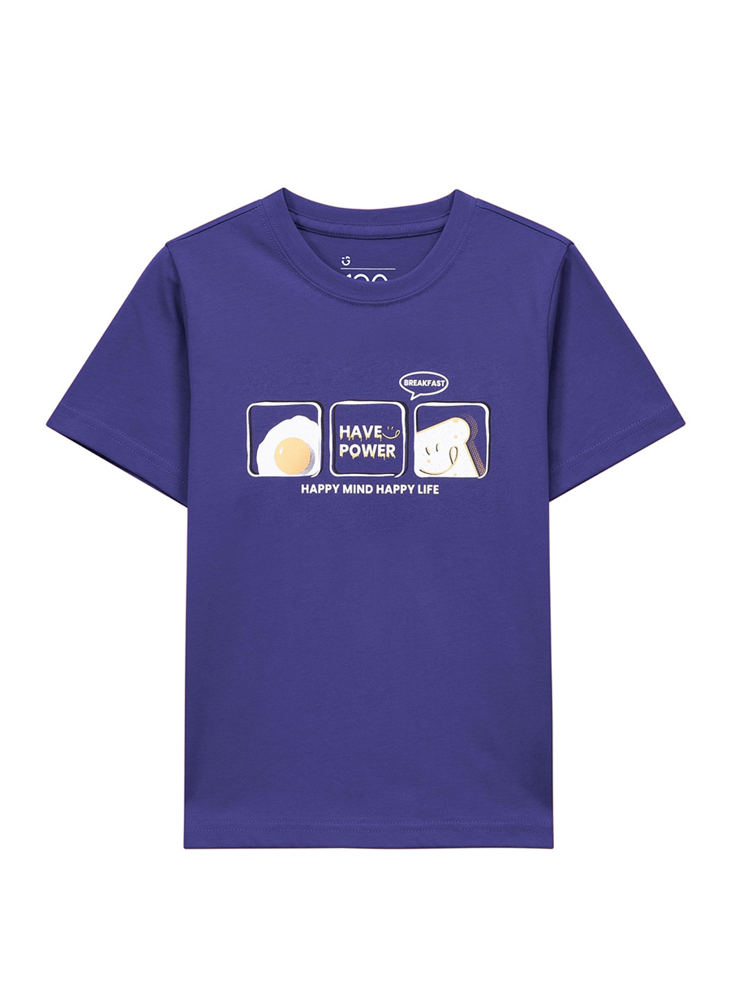 Junior Print Tee-Maize