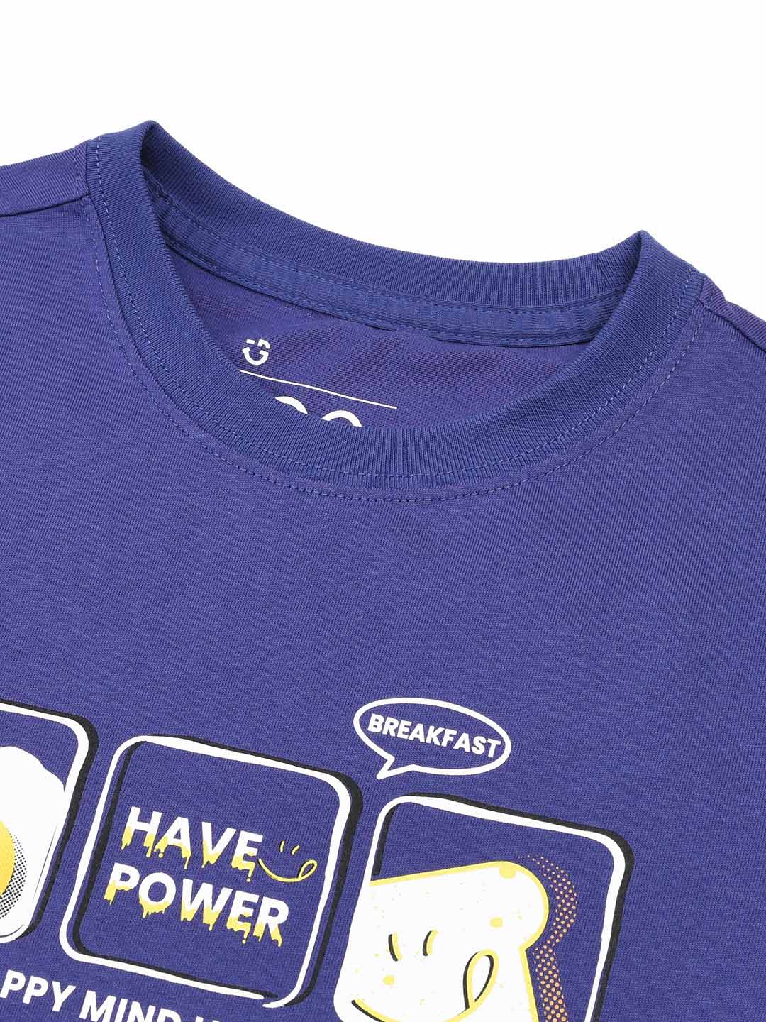 Junior Print Tee-Maize