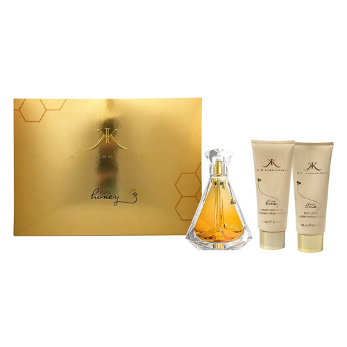 Kim Kardashian Pure Honey L EDP 100 ml+ Body Lotion 100 ml+ Body Wash 100 ml
