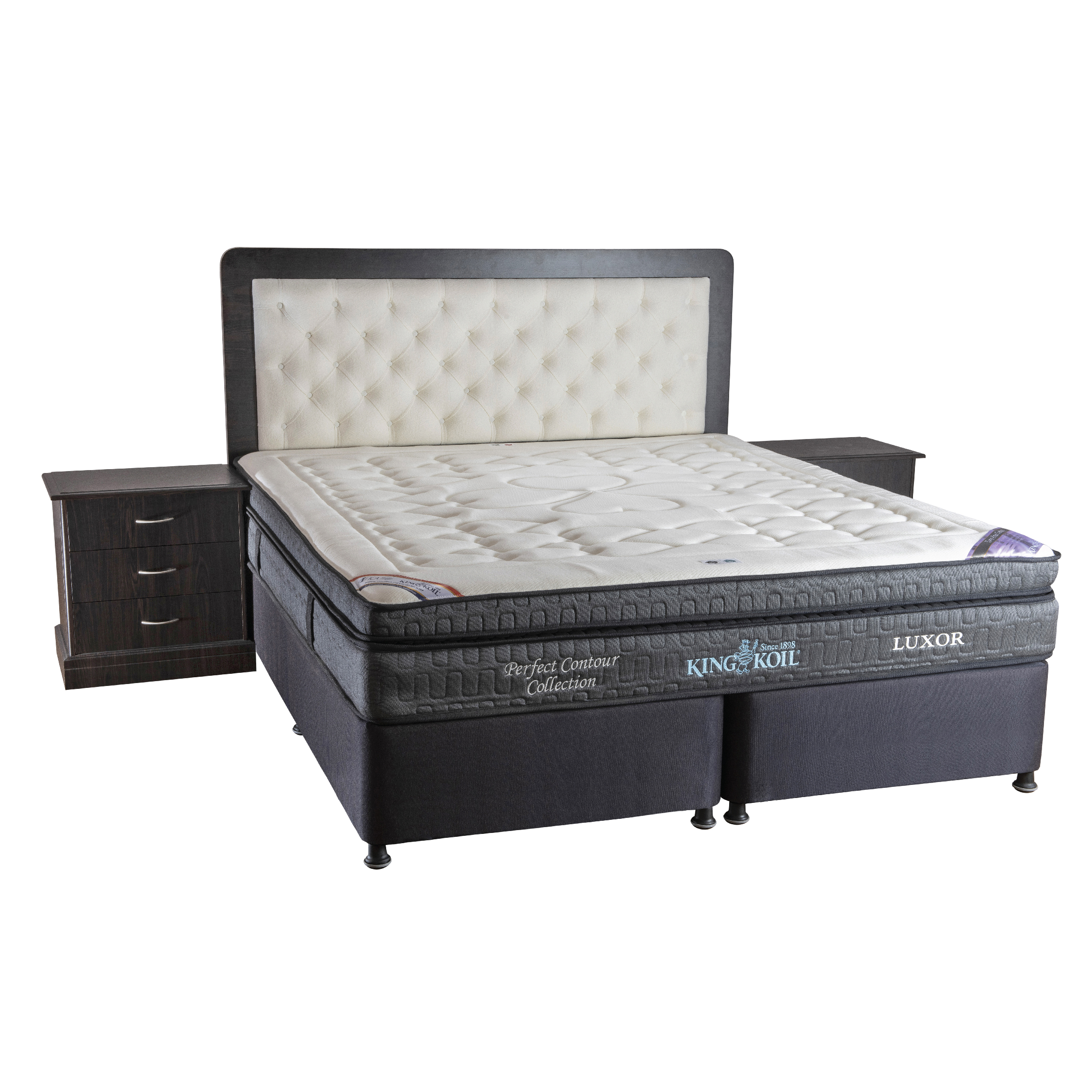 New Luxor Box Top Mattress with Platform Base