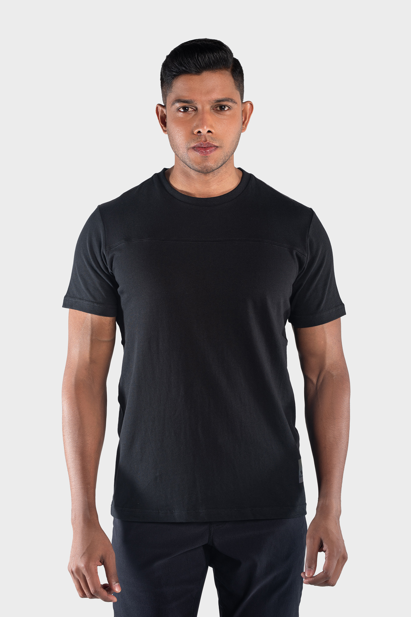 Men"s Casual Contemporary Short Sleeve T-Shirt - Dark Grey