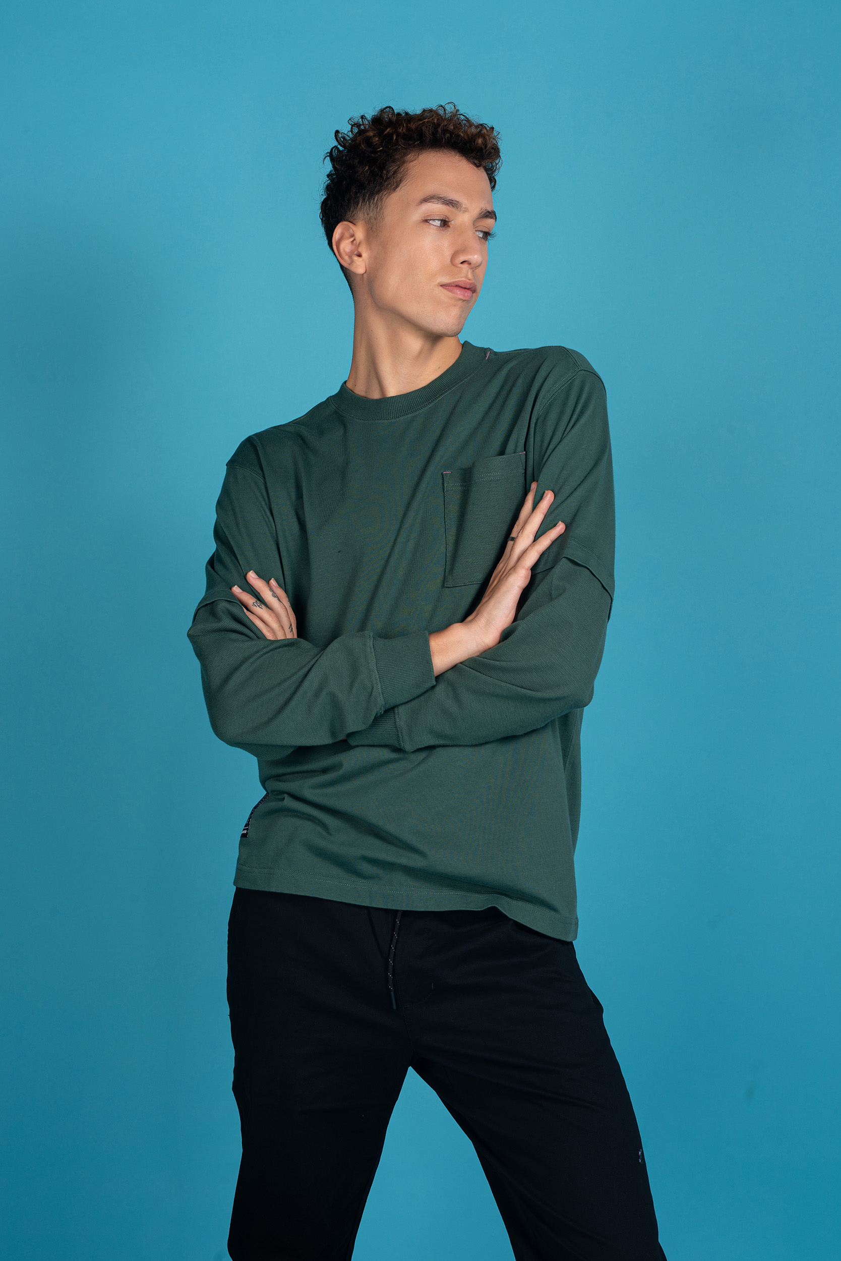 Long Sleeve Knitted T-Shirt