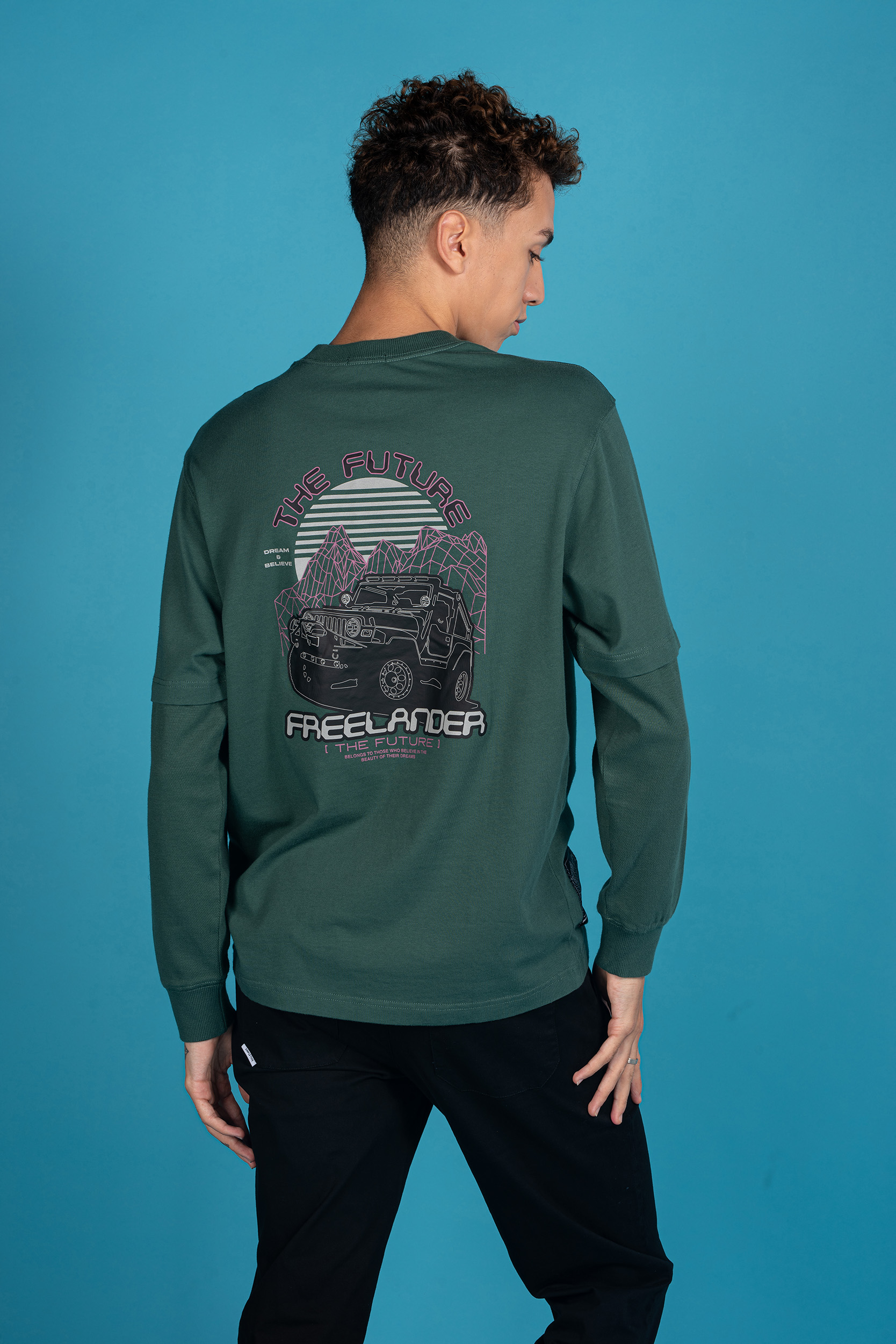 Long Sleeve Knitted T-Shirt