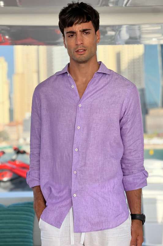 Men Classic Linen Shirt