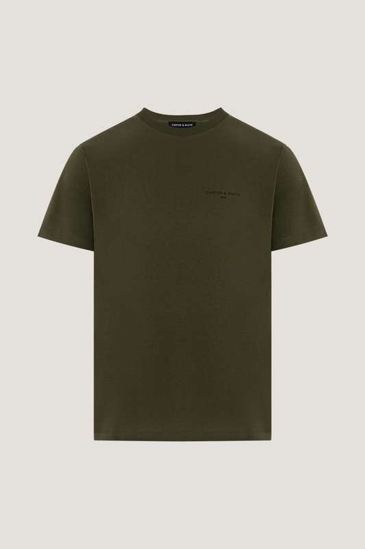 Men Macrel Crew Neck Half Sleeve Emb Logo T Shirt