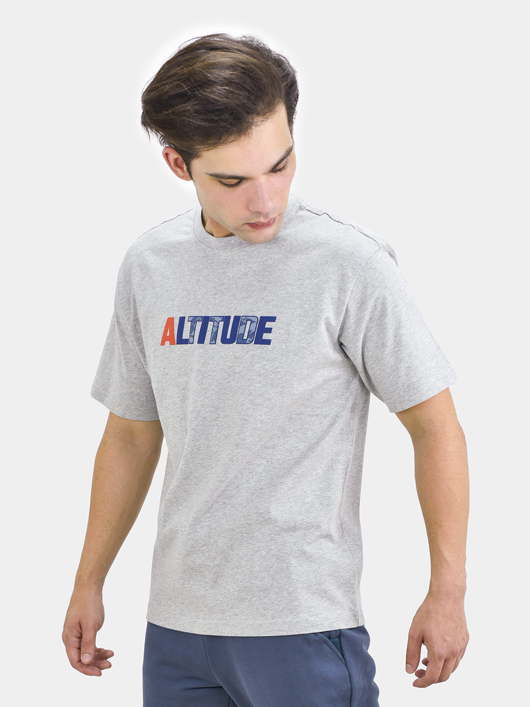 Men"s Altitude Theme Print Tee
