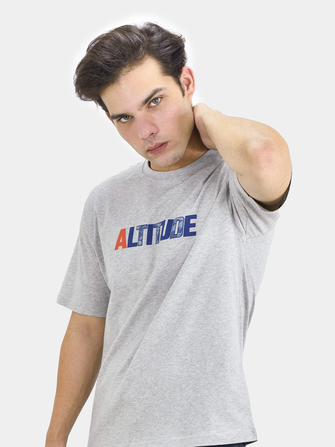 Men"s Altitude Theme Print Tee