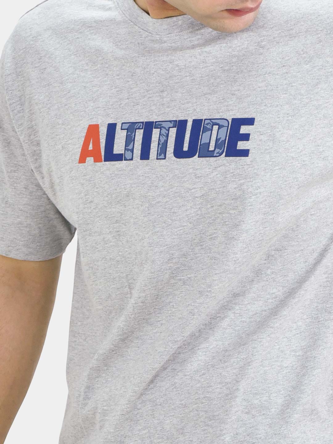 Men"s Altitude Theme Print Tee