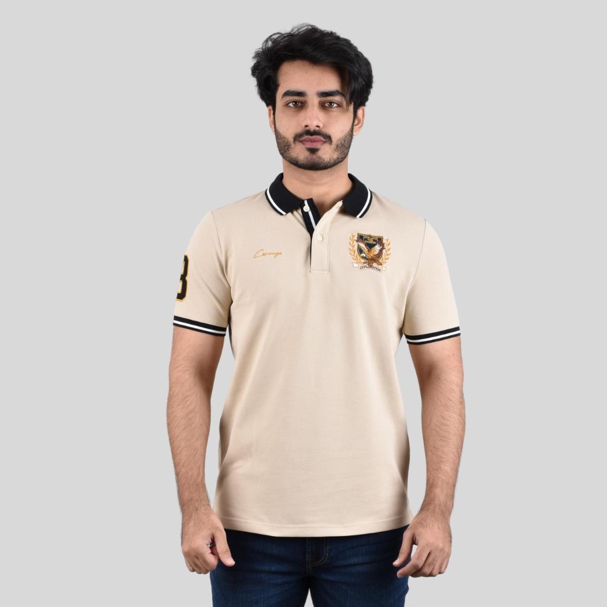 Men"s Bold Embroidery Polo
