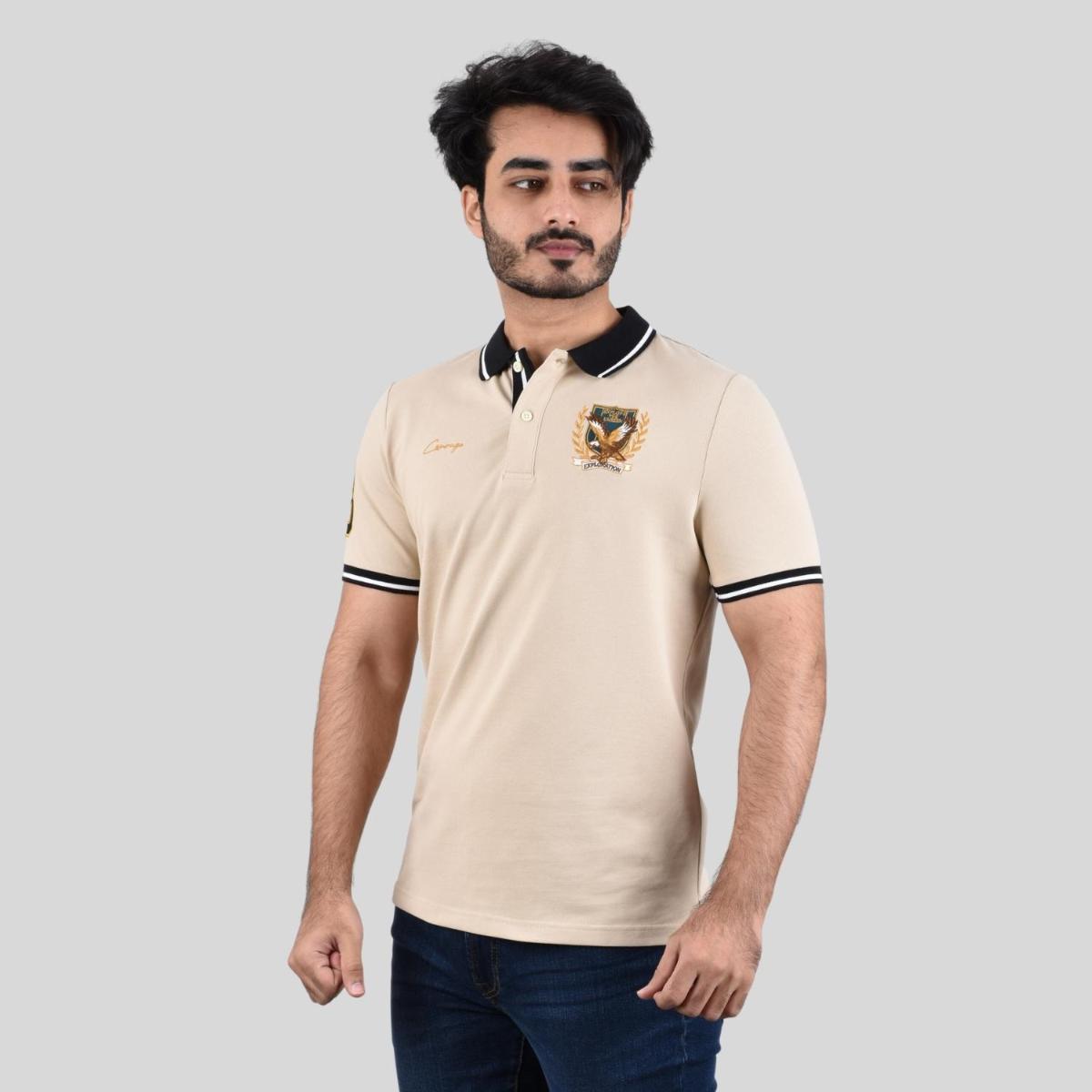 Men"s Bold Embroidery Polo