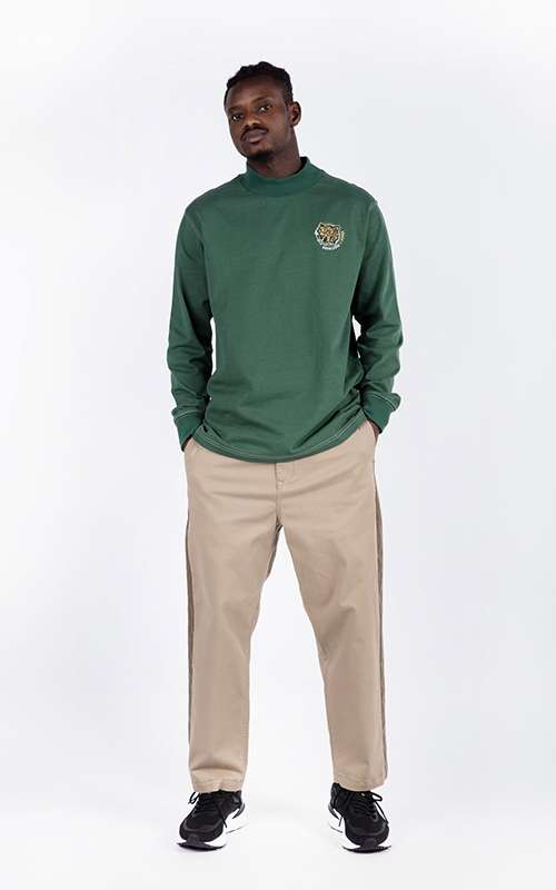 Men"s Casual Contemporary Long Sleeve T-Shirt - Green