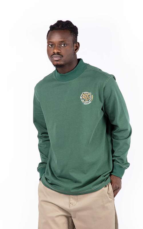 Men"s Casual Contemporary Long Sleeve T-Shirt - Green