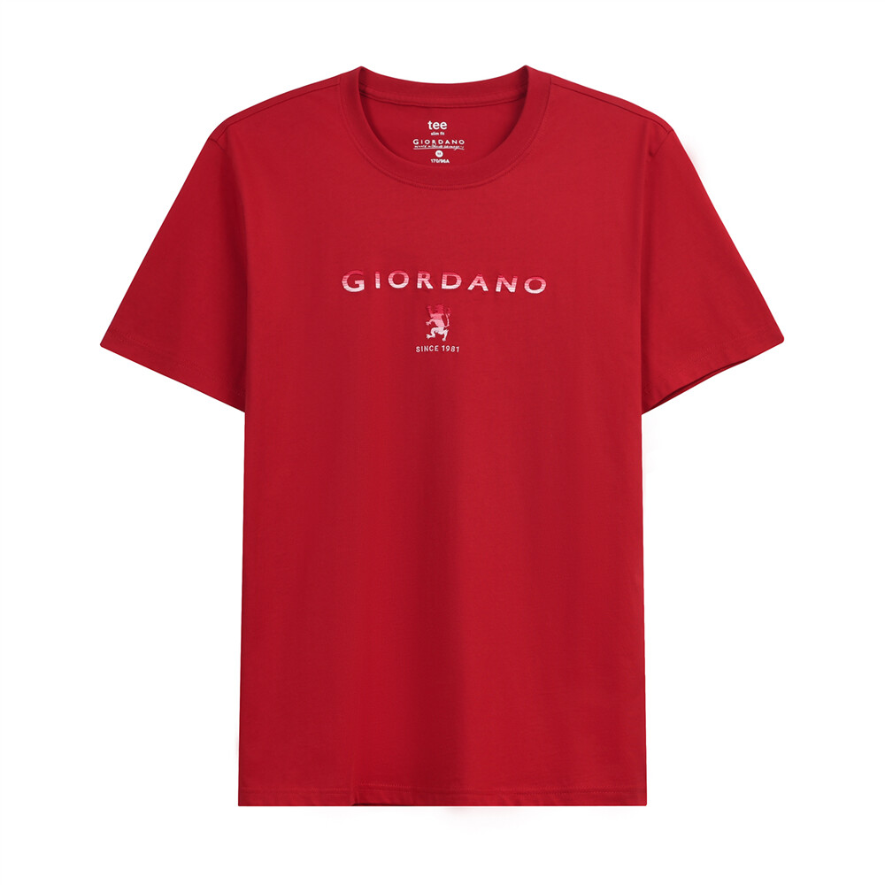 Men"s Giordano Print Tee