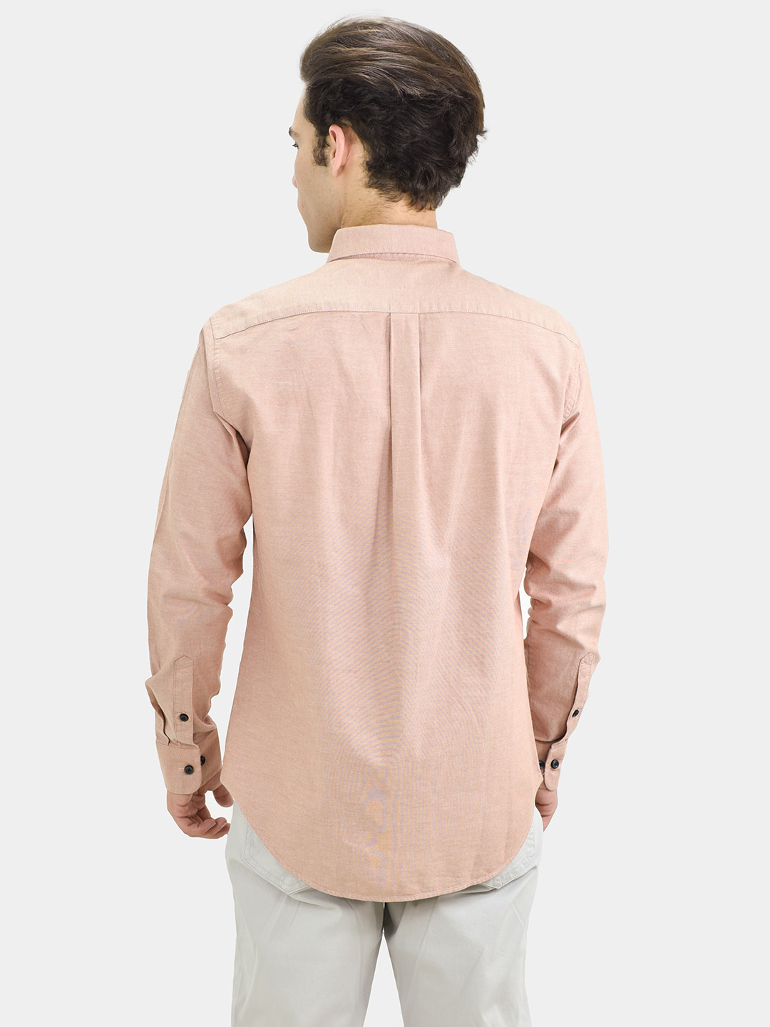 Men"s Oxford Shirt-Long Sleeve Slim Fit