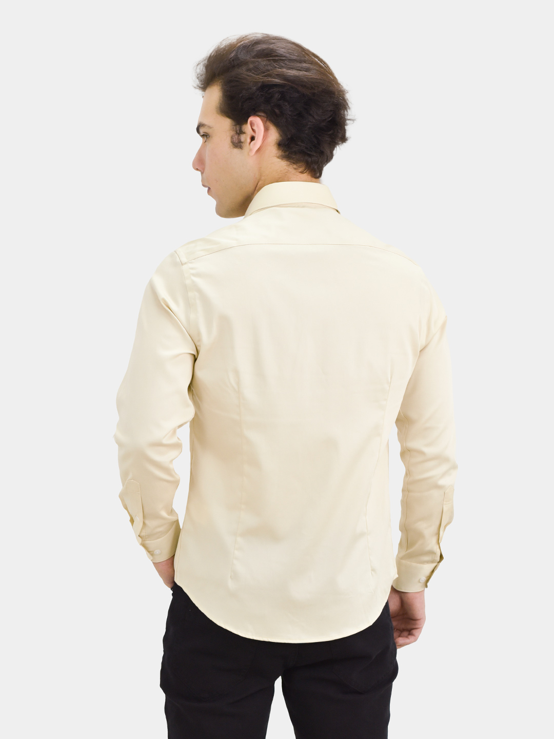 Men"s Poplin Shirt-Plain colors.