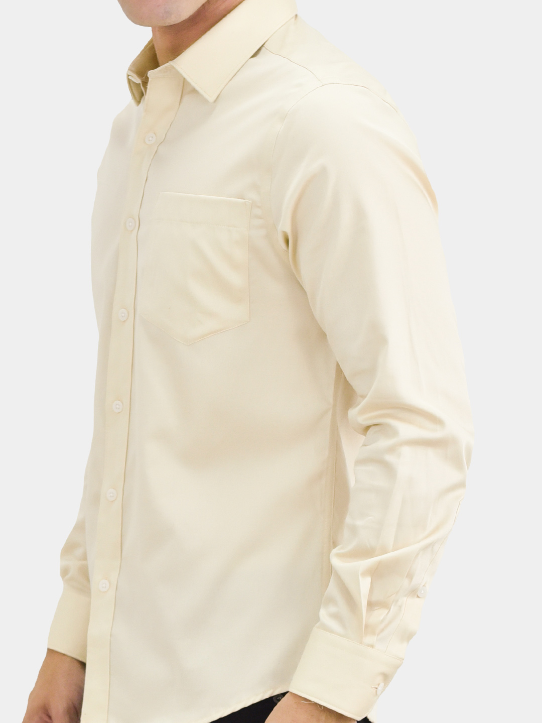 Men"s Poplin Shirt-Plain colors.