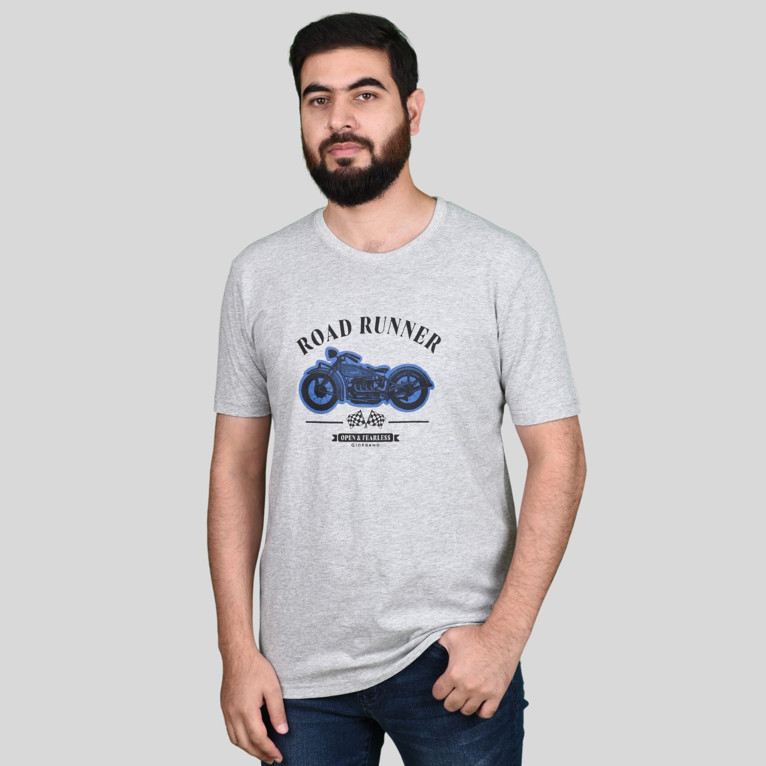 Men"s Print crewneck Short-sleeve Tee