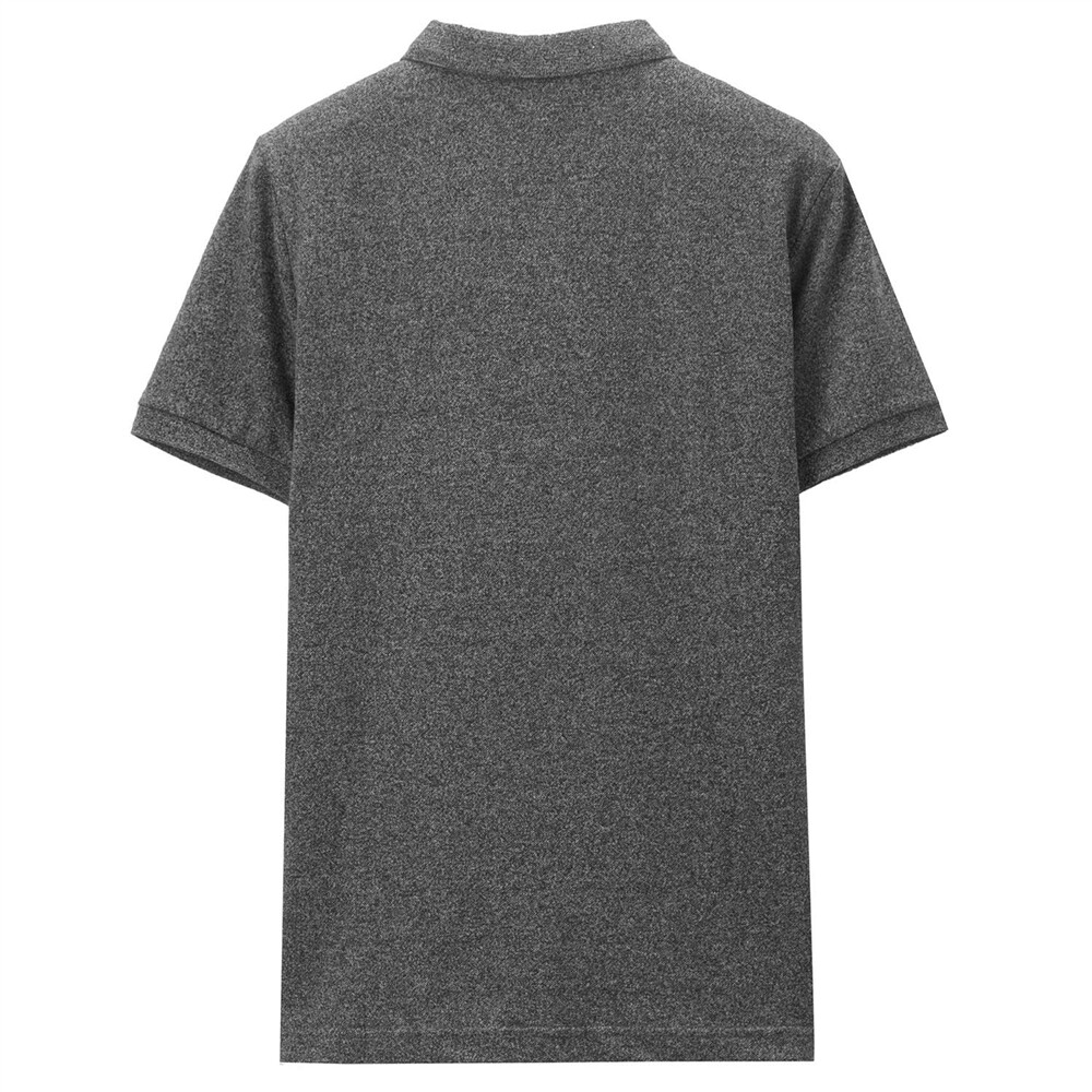 Men"s Solid Small Napoleon Polo