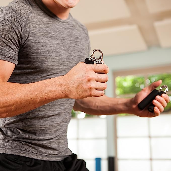 Hand Grip Strengthener with Foam Handle, Hand Gripper for Men & Women for Gym Workout , Finger Exercise Power Gripper