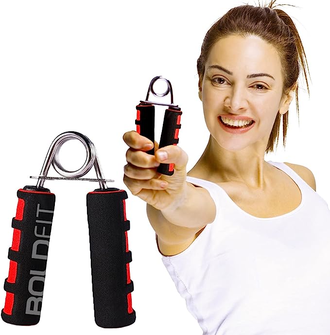 Hand Grip Strengthener with Foam Handle, Hand Gripper for Men & Women for Gym Workout , Finger Exercise Power Gripper
