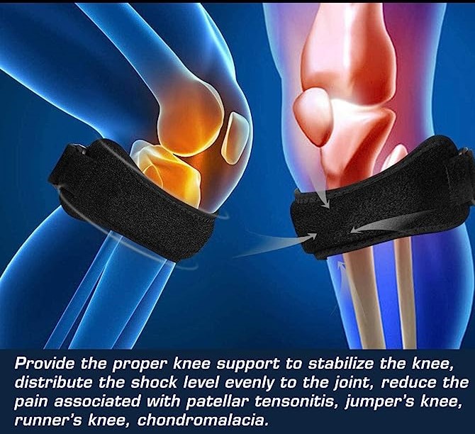 Adjustable Knee Support Patella|knee support for men and women|knee cap|Knee brace|Knee Guard Pack-2