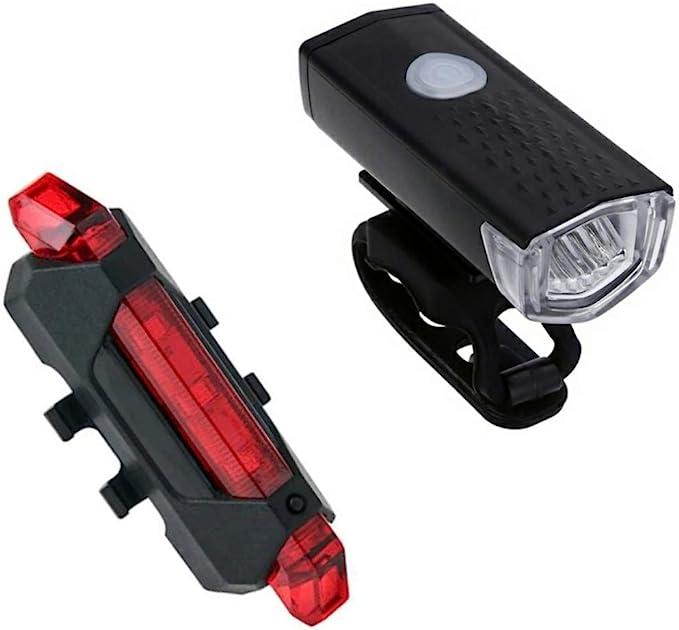 Combo 2 in 1 of Rechargeable Head Cycle Light and Cycle Tail Light Cycle Light led for Bicycle