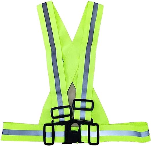Reflective Vest, 2-Pack Reflective Gear High Visibility Suspenders Safety Lightweight Straps Running Vest for Running, Jogging, Hiking, Cycling