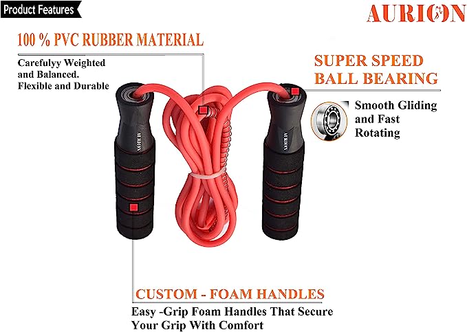 Skipping-Rope Jump Skipping Rope for Men, Women, kid,Weight Loss, - Best in Fitness, Sports, Exercise, Workout