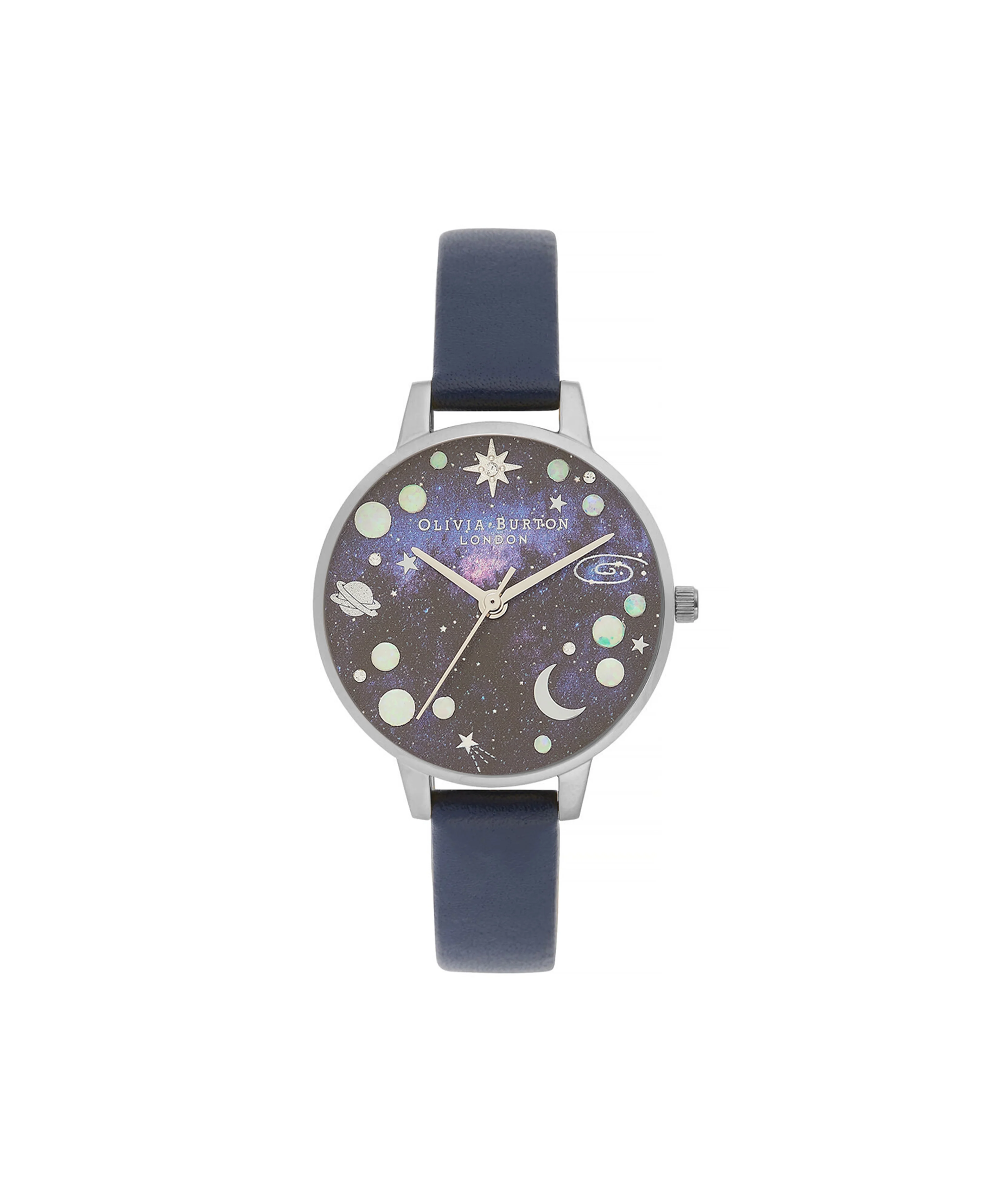 Olivia Burton Black &/ Stone Watch-OB16GD82