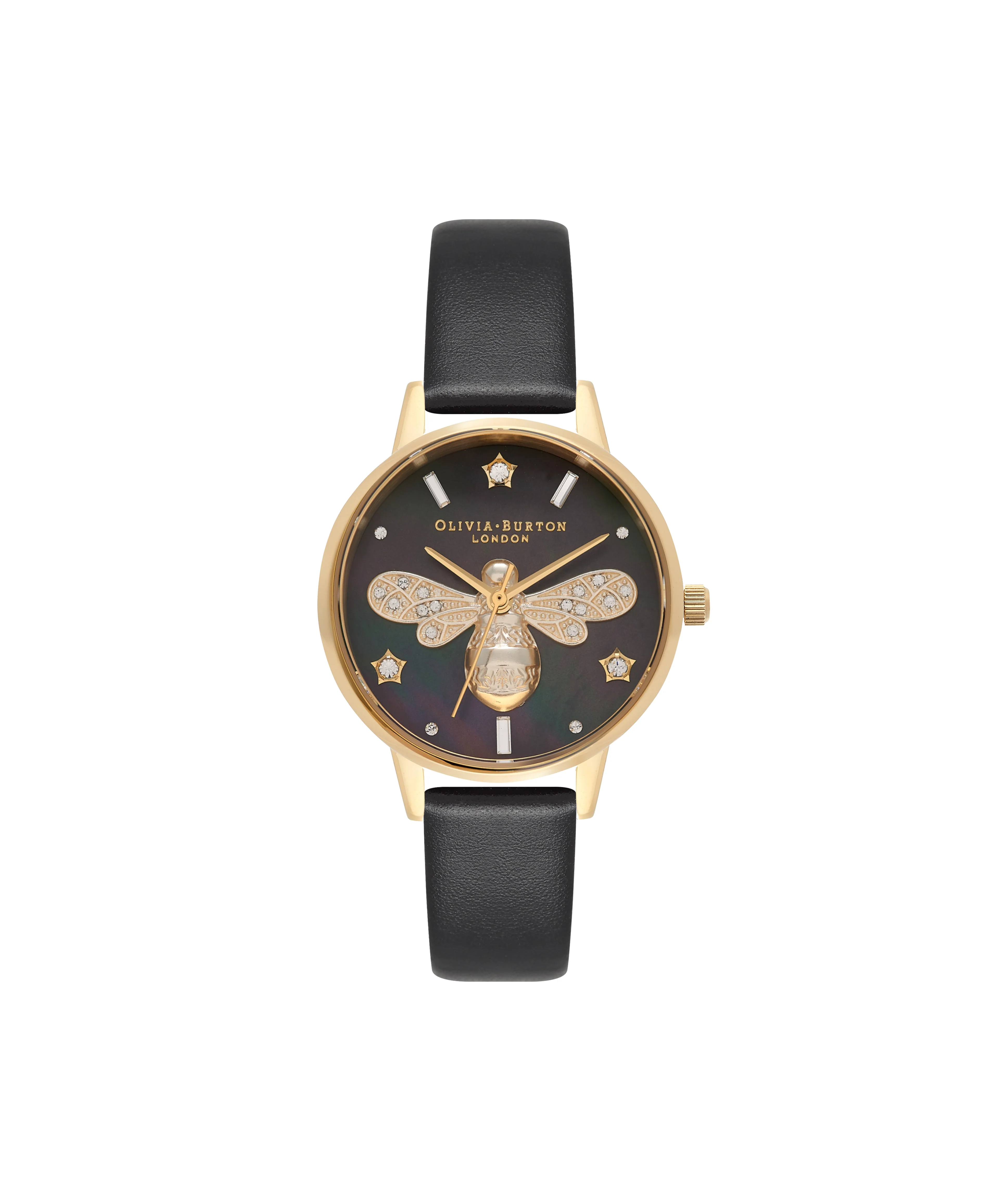 Olivia Burton Black Watch-OB16GB08