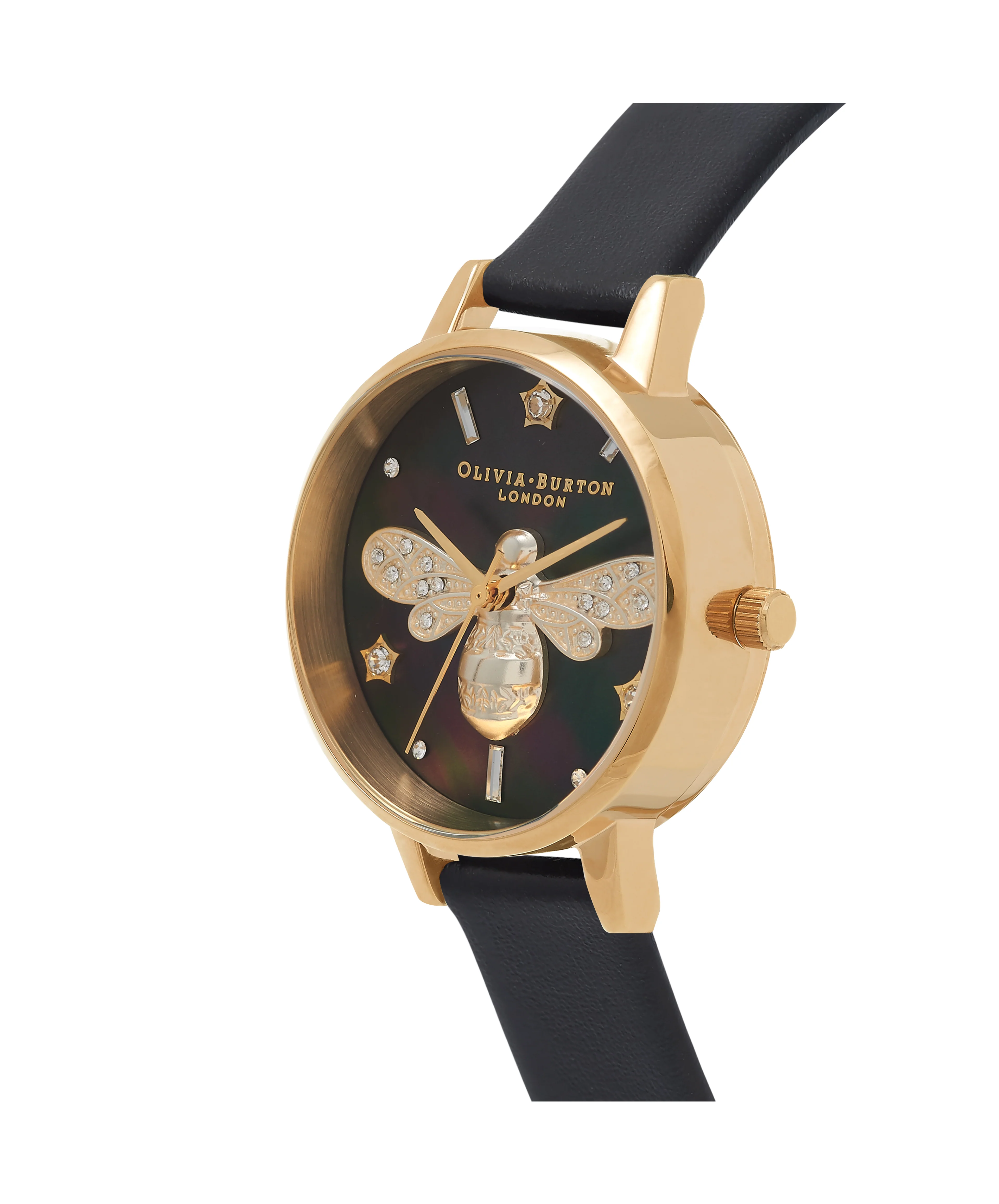 Olivia Burton Black Watch-OB16GB08