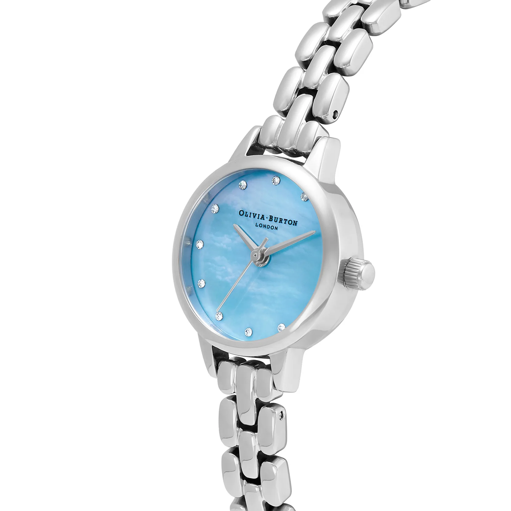 Olivia Burton Blue/ Stone Watch