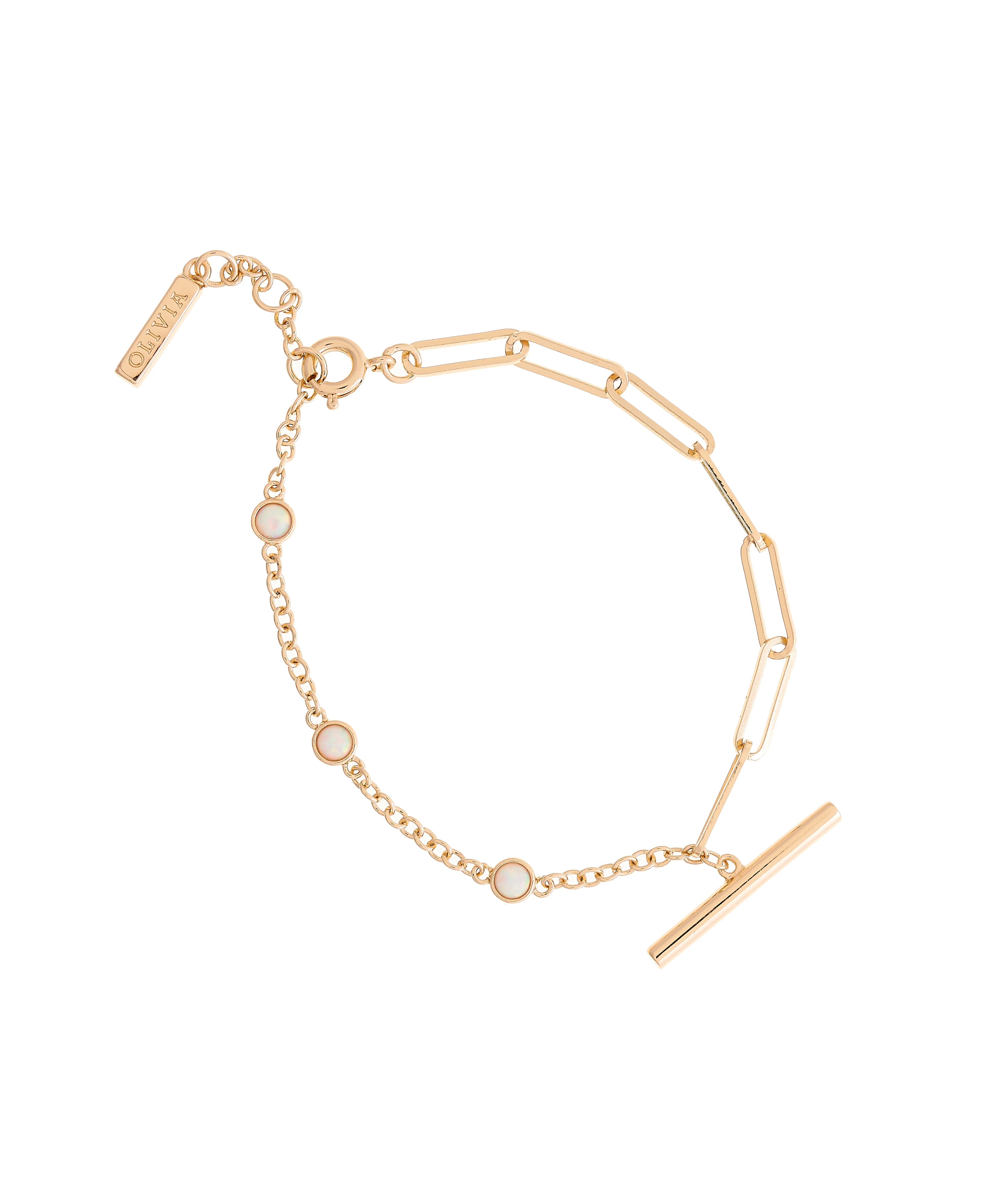 Olivia Burton Gold Bracelet-OBJCOB63