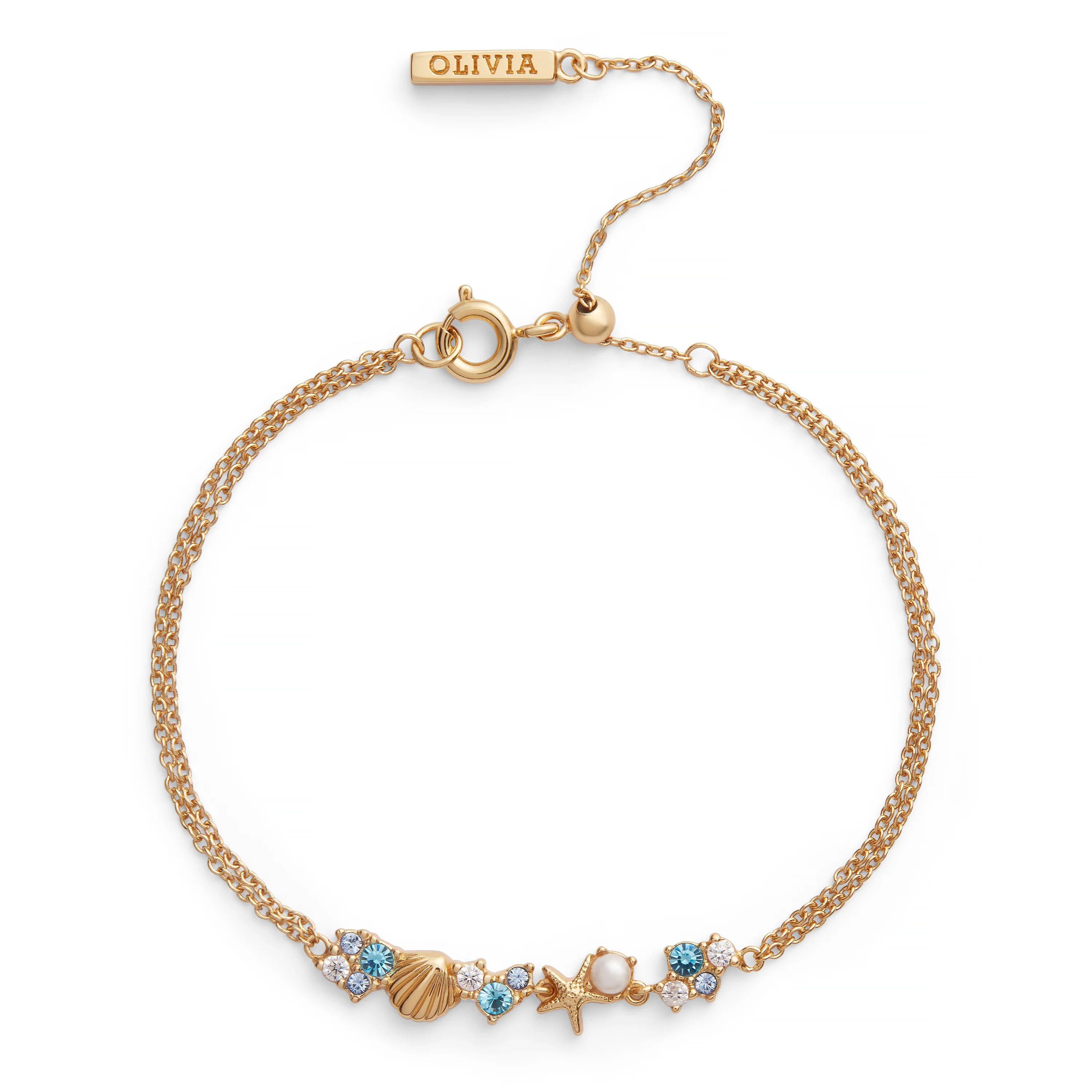 Olivia Burton Gold Bracelet-OBJSCB02