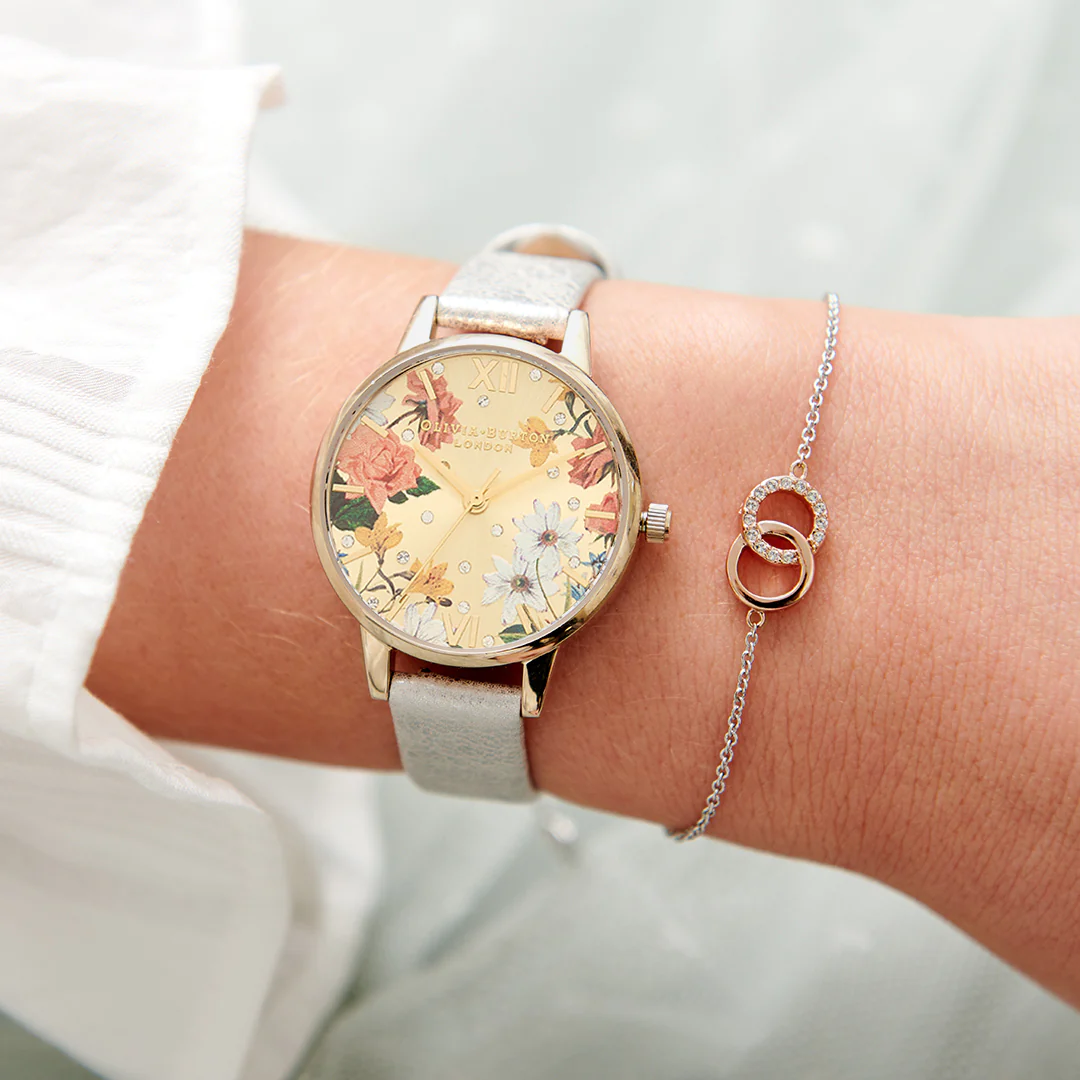 Olivia Burton Gold/ Floral Watch