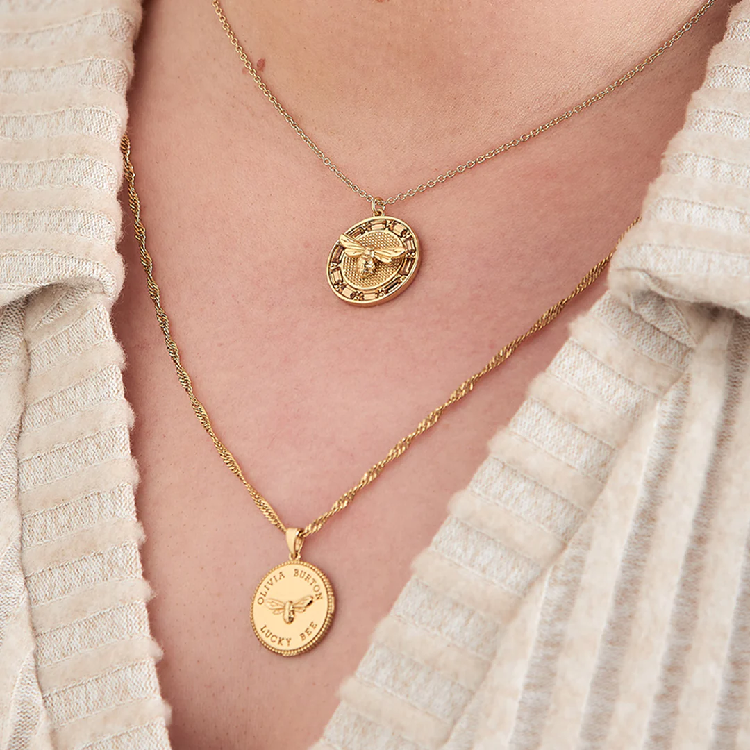Olivia Burton Gold Necklace-OBJAMN76