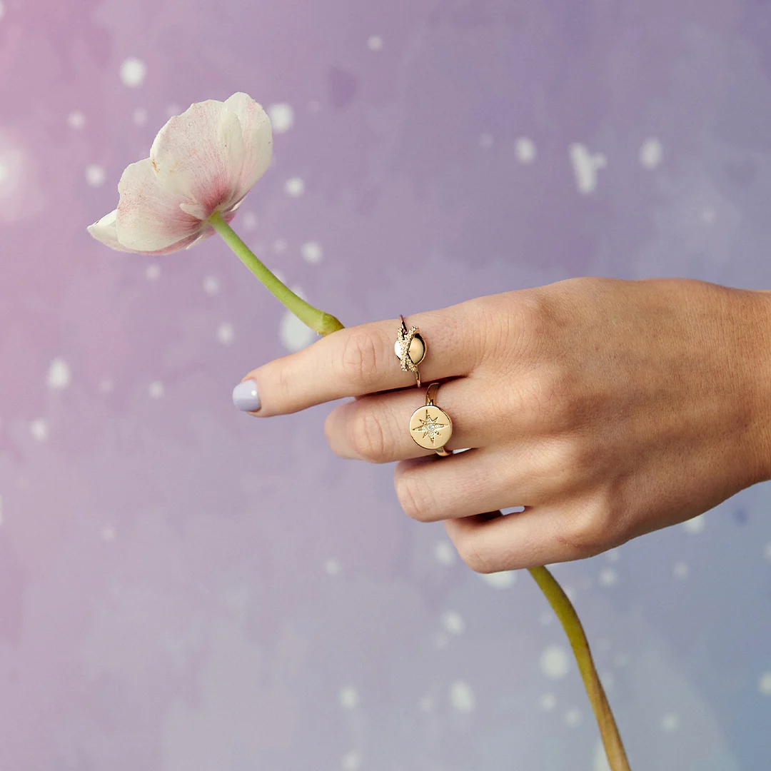 Olivia Burton Gold Ring-OBJ16CLR22